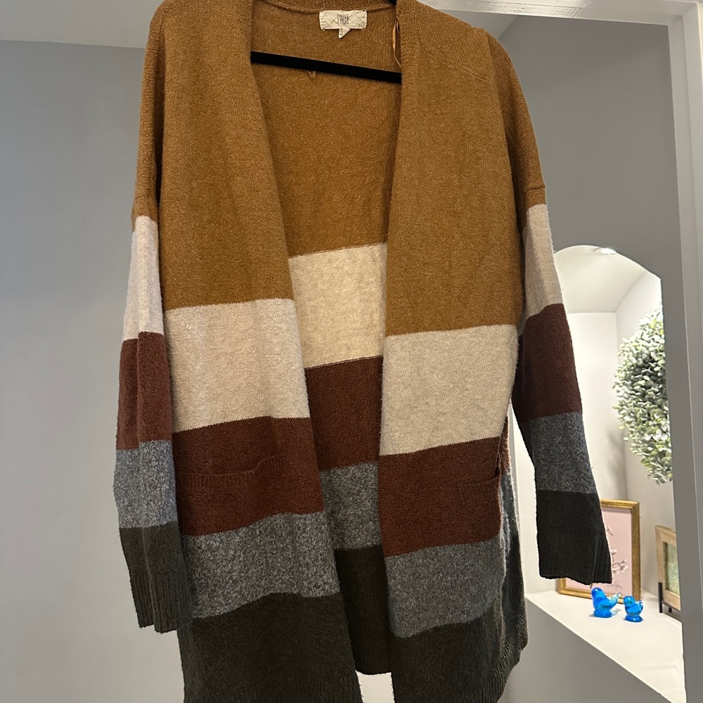 Pinque Colorblock Cardigan